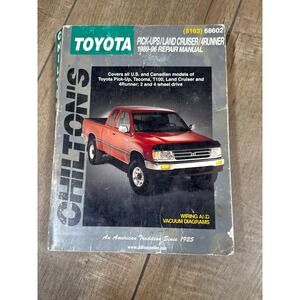 Chiltons Toyota Pick Up Land Cruiser 4Runner 1989 96 Repair Manual Wiring Vacuum